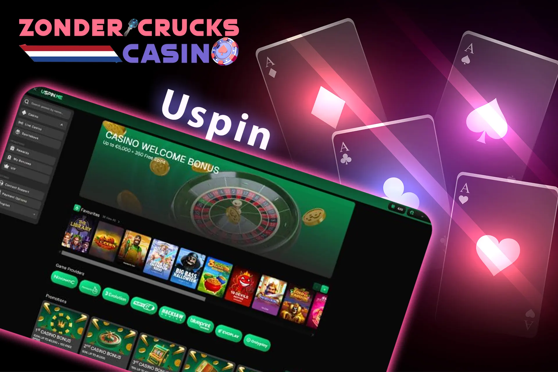 Uspin bookmaker zonder Cruks